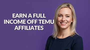 EARN A FULL INCOME OFF TEMU AFFILIATES - Julia