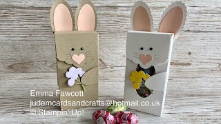 How to create a cute Easter Bunny treat box using Stampin’ Up! Products