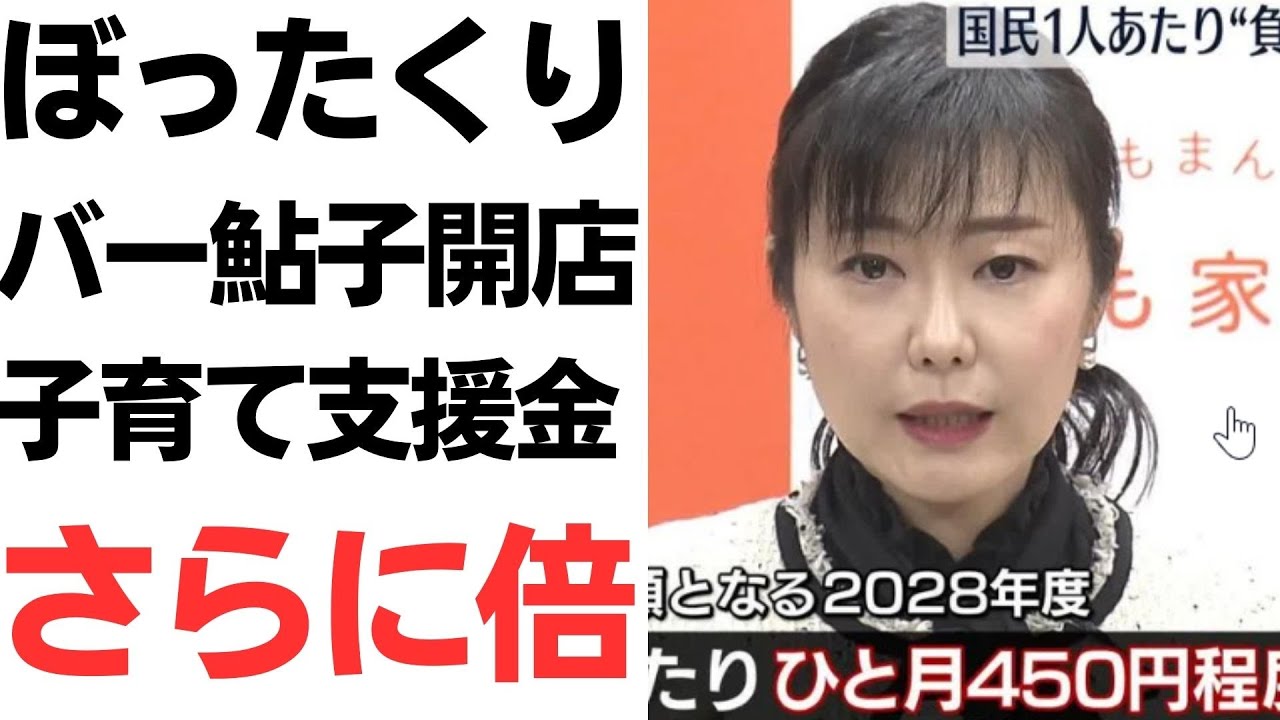 子育て支援金の負担額と政府説明を扱う動画のサムネイル