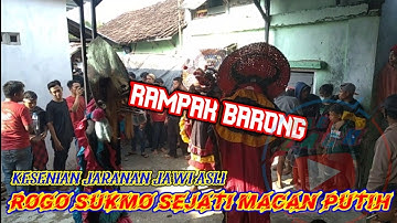 RAMPAK Prabu Simo Barong "Rogo Sukmo Sejati Macan Putih" Live Mojoanyar Mojokerto