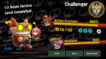 Riot Games Hextech Mayhem 1-3: Boom Service Challenger Score!