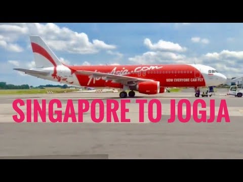 Air Asia Qz 659 Singapore To Yogyakarta Flight Review Youtube