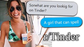 r/Tinder | she can’t spell