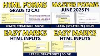 Master HTML Forms! | Form Inputs & Submissions | Grade 12 CAT June 2025 Walkthrough