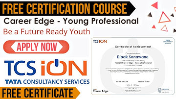 TCS iON Career Edge Young Professional | Free Certificate Course from TCS 🔥 | Job Oriented Course