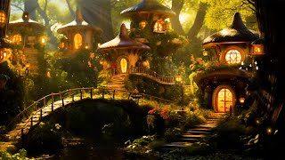 Magical Fairy Village - Music & Ambience 🌙 Enchanting Forest Music Heals mood, Relaxes, Sleeps