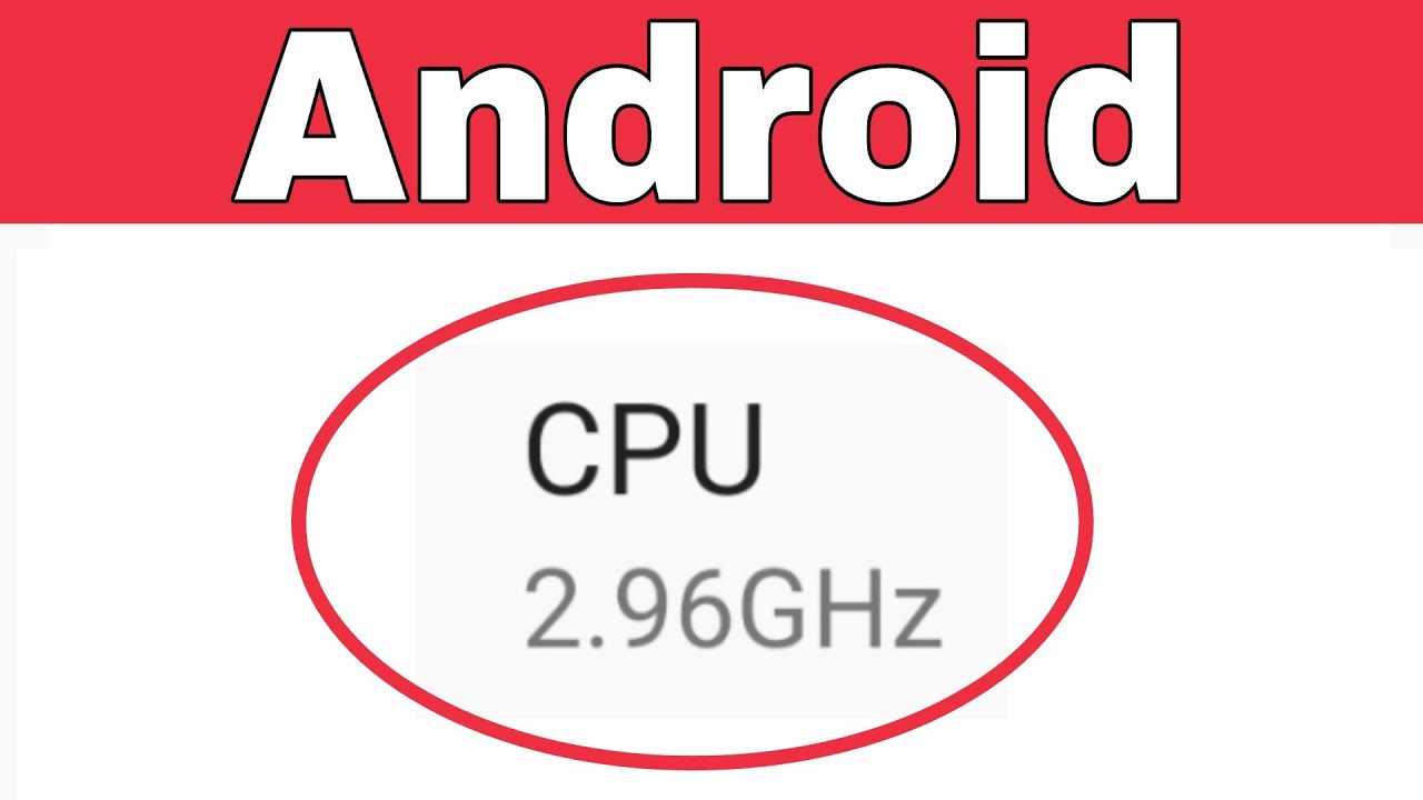 How To Check CPU in Android - YouTube
