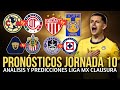 PRONÓSTICOS JORNADA 10 LIGA MX CLAUSURA 2025 | PREDICCIONES DE TODOS LOS PARTIDOS | ANÁLISIS LIGAMX