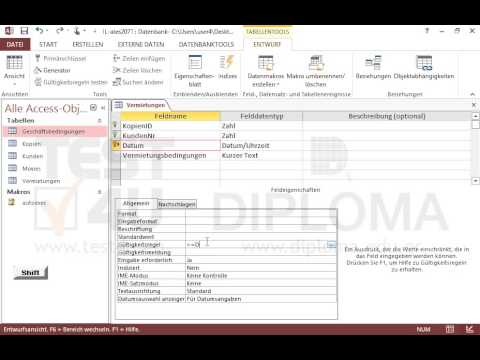 Video: Wie fülle ich automatisch ein Datum in Access aus?
