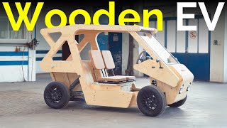 A Solar-Powered Wooden Electric Vehicle