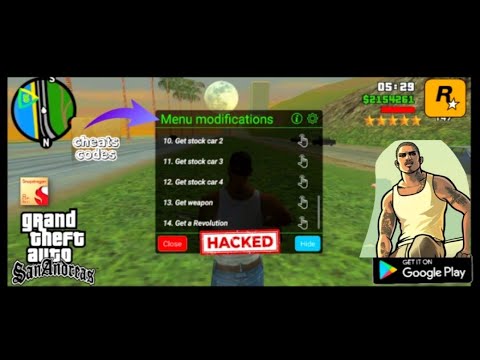 GTA San Andreas Mod Apk For Both Android And PC😲 Unlimited Health And ...