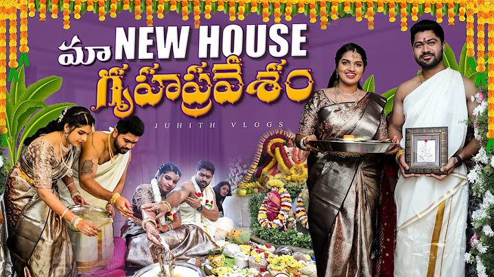 |మా New house🏡గృహప్రవేశం😍Vlog with Family*Part-2*💕|Juhith & Darshan House Warming Ceremony💛|