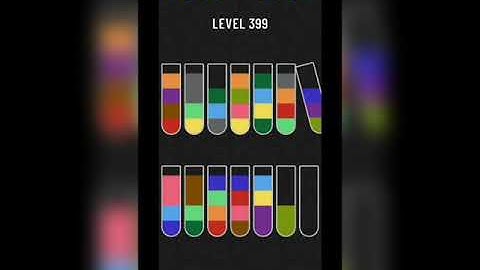 Water sort puzzle level 399