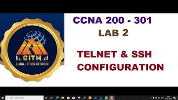 CCNA 200 301 Tamil - LAB 2 - SSH Configuration - GITN