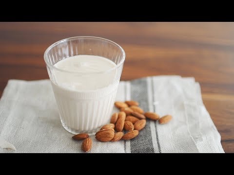 How to make ALMOND MILK 아몬드로 우유 만들기(비건) 