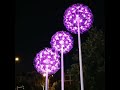 RGB LED dandelion lights