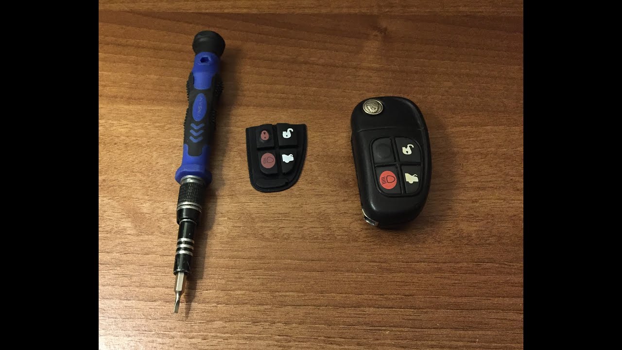 Jaguar Xtype Remote Fob Buttons and Battery Replacement YouTube