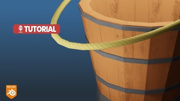 How to make a stylized looking wooden bucket in Blender 4.2 | Tutorial #3dModeling