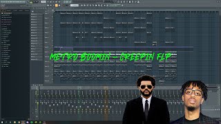 Metro Boomin ft. The Weeknd \& 21 Savage - Creepin' (FL Studio 21 Remake) [FREE FLP]