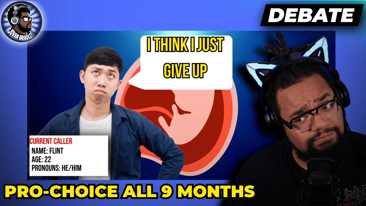 He DOES NOT put up a fight in this abortion debate || JOVAN DEBATES
