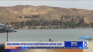 Man missing after kayak overturns on Castaic Lake