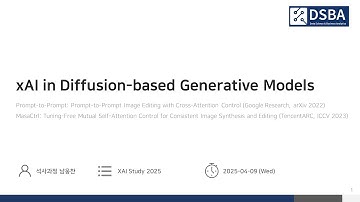 XAI 12주차 XAI in Diffusion-based Generative Models - Part 1