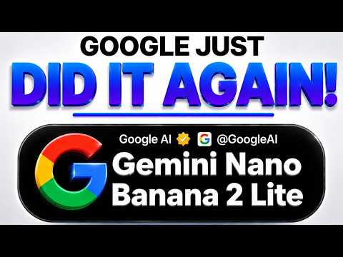 NEW Nano Banana 2 Lite is INSANE!