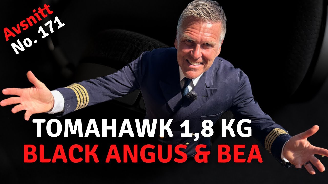 TOMAHAWK 1,8 kg MED BEA på stekhäll I Kapten Mat I No. 171