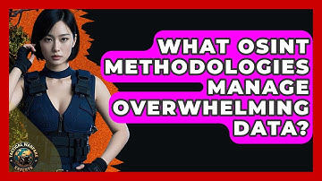 What OSINT Methodologies Manage Overwhelming Data? - Tactical Warfare Experts