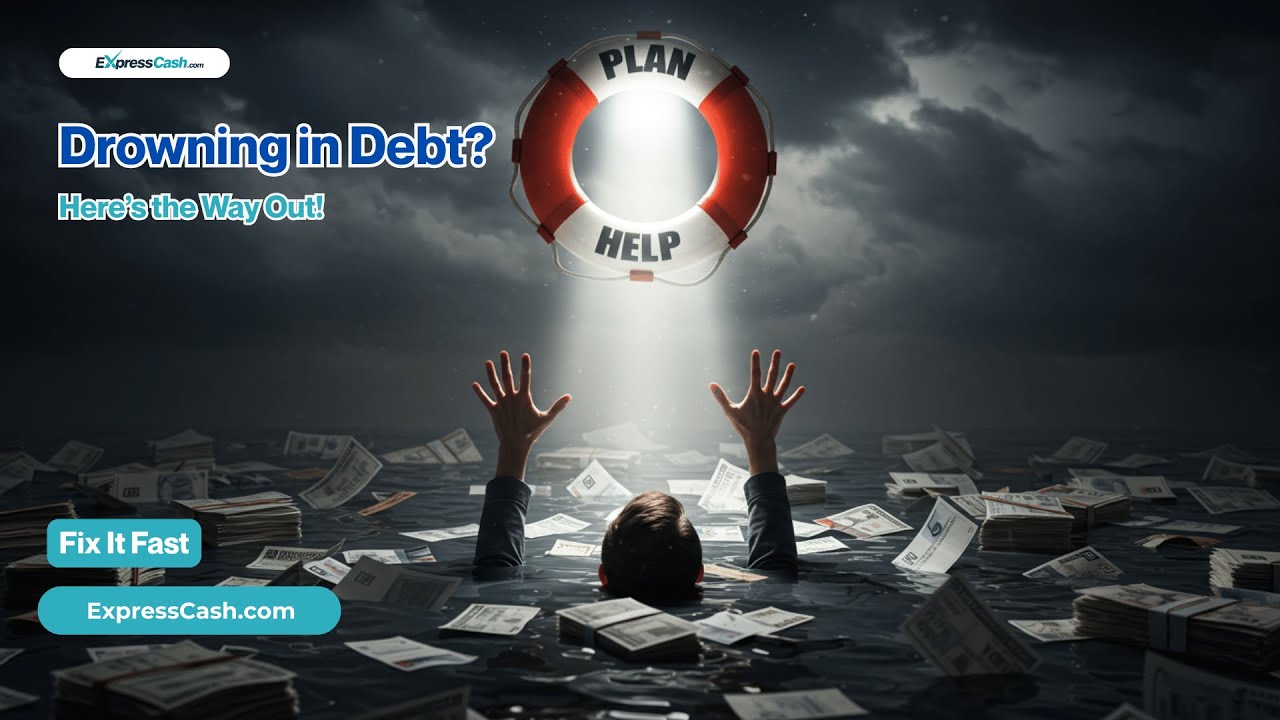 Drowning in Debt? Try These Smart Payoff Tips & Boost Your Credit | ExpressCash.com
