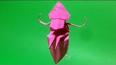 折り紙 イベルタル 伝説のポケモン ポケモンxy 折り方 作り方 How To Make Origami Pokemon Yveltal Youtube