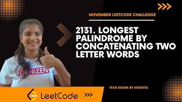 2131. Longest Palindrome by Concatenating Two Letter Words
