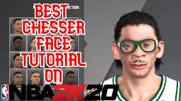 NBA 2K20 CHEESER TRYHARD FACE CREATION | REESE 2K