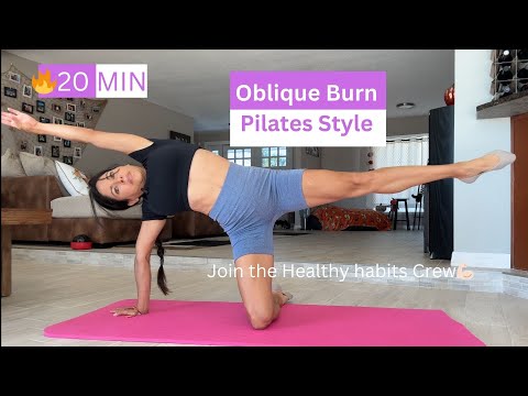 20 Minutes Oblique Workout At Home Pilates Inspired Core Sculpt 