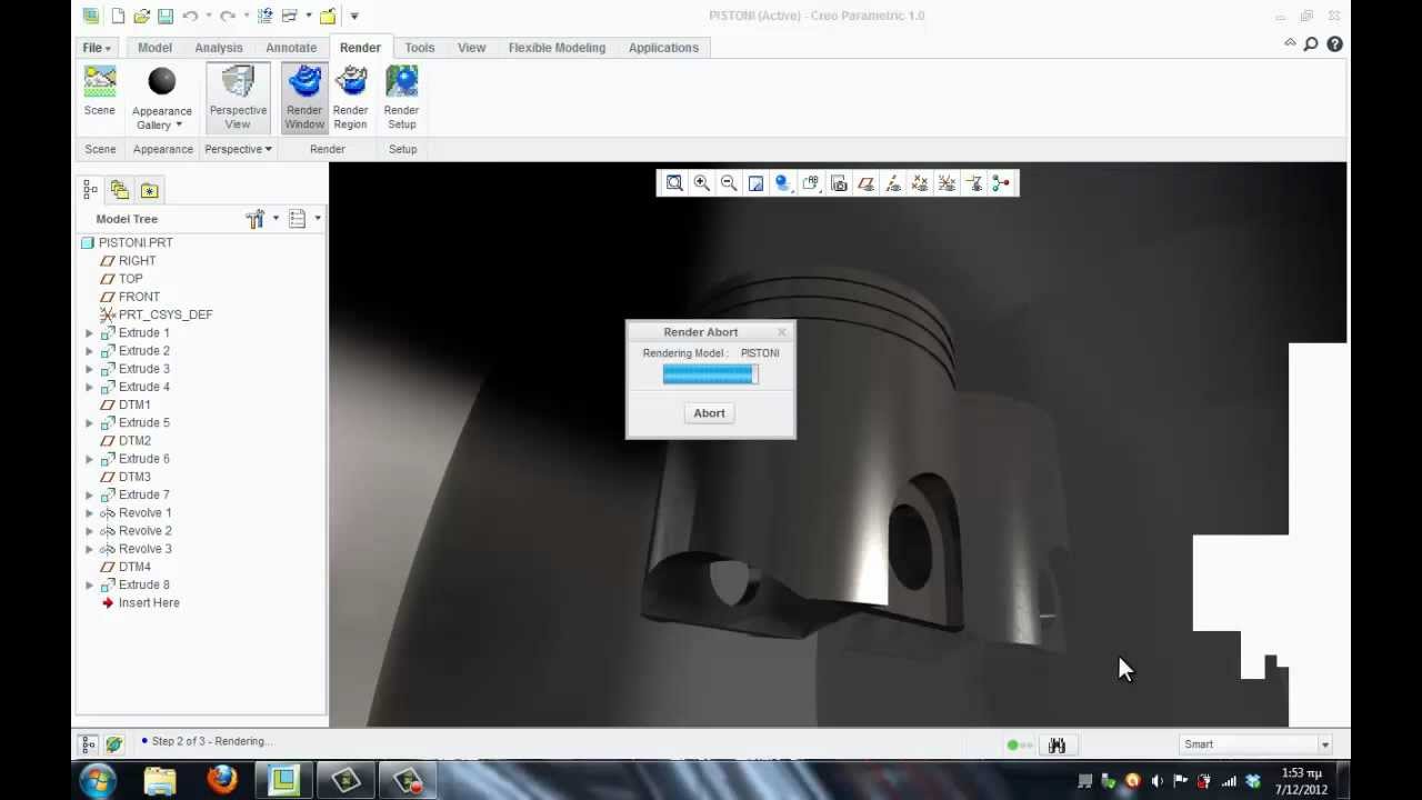 RENDER WITH CREO TUTORIAL - YouTube