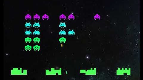 Space Invaders  - Arcade GamePlay
