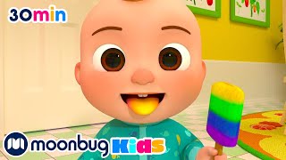 Helados de colores | Canciones Infantiles  | Juega y aprende | Moonbug Español | Cocomelon