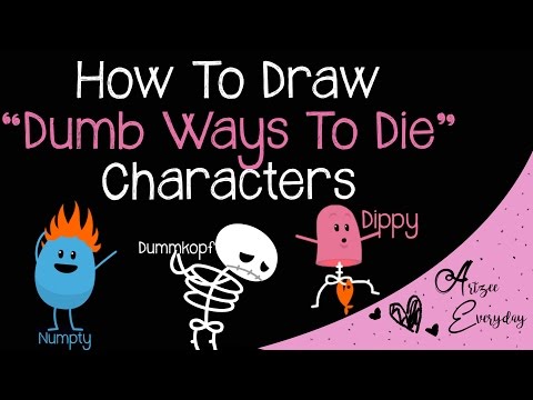 So zeichnest du die Figuren aus *Dumb Ways To Die* – Numpty, Dummkopf & Dippy