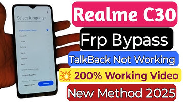 Realme C30 Frp Bypass / Rmx 3581 Google Account Unlock Without Pc / New Method 2025💥