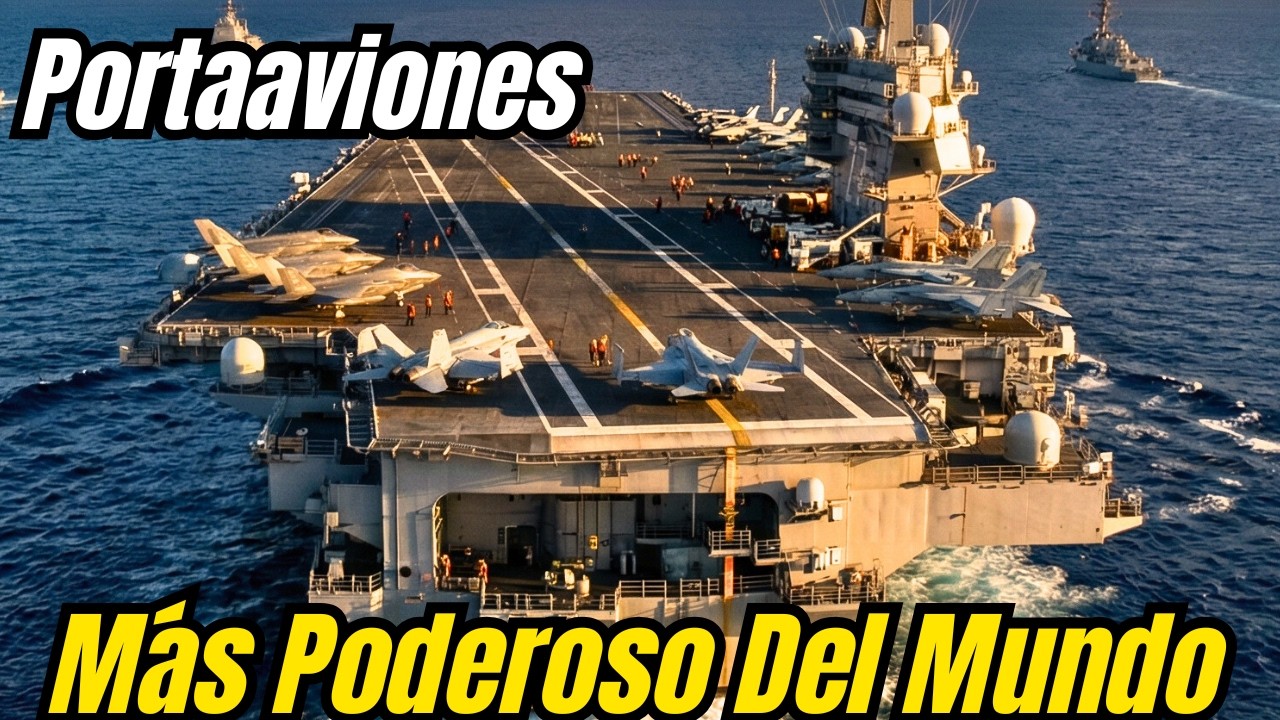 ¡Dentro del portaaviones más grande jamás construido en el mundo!