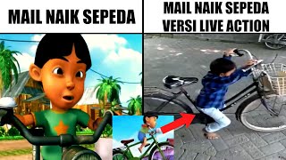 Backsound Mail Bawa Sepeda Versi Live Action...