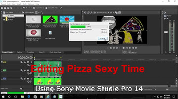 Editing a video with Sony Movie Studio Platinum 14
