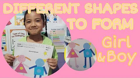 DIFFERENT KINDS OF SHAPES TO FORM GIRL AND BOY. BY ELIZA ASTOVEZA