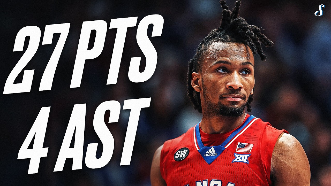 Darryn Peterson DROPS 27 in Allen Fieldhouse Finale 🔥