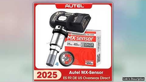 Autel MX Sensors 2in1 Pressin Sensor 315MHz 433MHz frequencies Tire Replacement TPMS Sensor Work wi