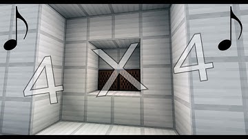 Tutorial: Noteblock 4x4 Double Vault Door [Java 1.13+]