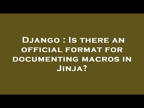 Django : Is
