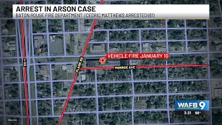 Suspect purposely set SUV on fire in Baton Rouge, investigators say