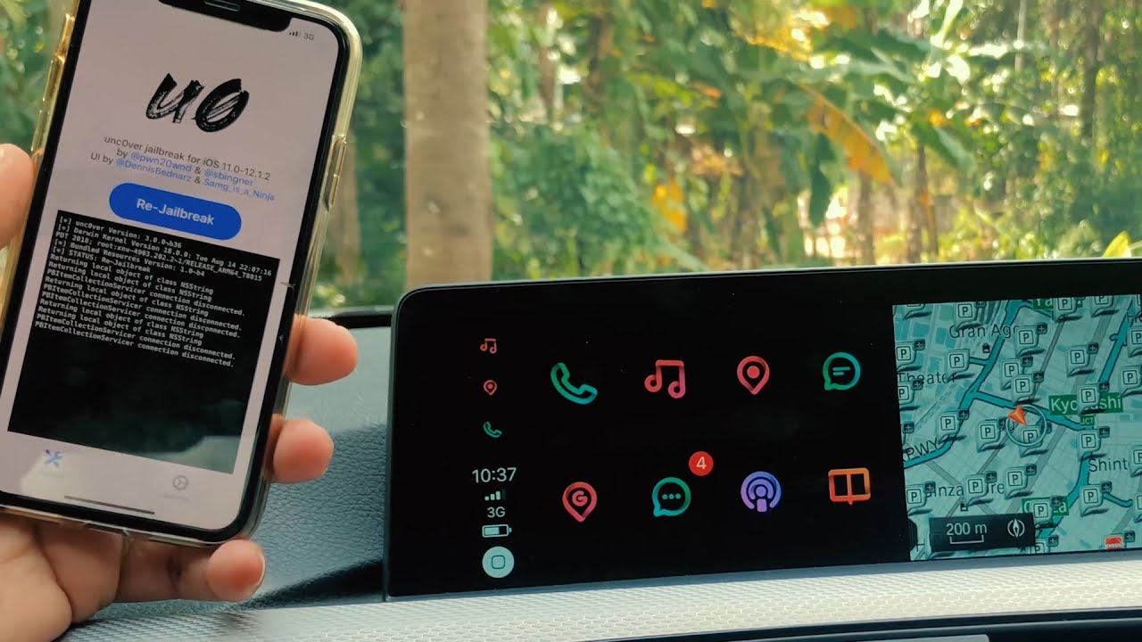 Cydia Themes / Tweaks running CarPlay Unc0ver jailbreak YouTube