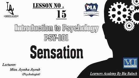 Introduction to Psychology –PSY101 VU Urdu | Lecture No.15 | Learners Academy By Bia Baloch